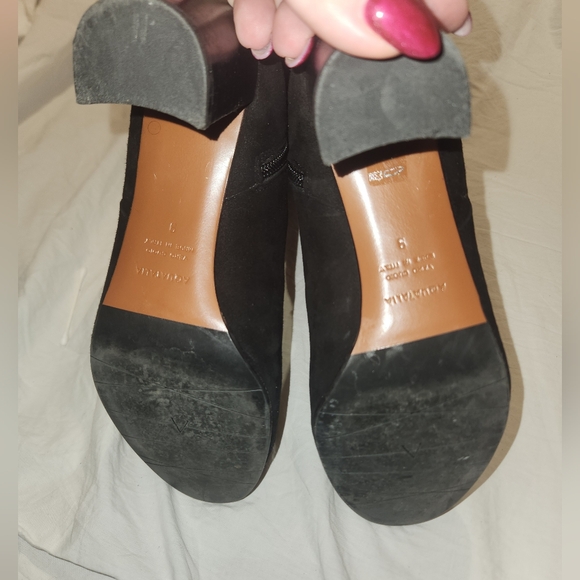 Aquatalia Made In Italy Knee High Leather Boots Size 9 - Picture 9 of 13